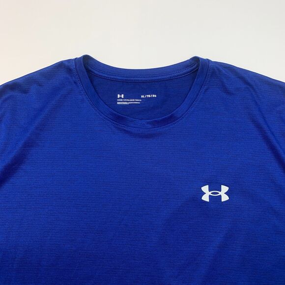 Under Armour Vent 2.0 T Shirt Mens XL Extra Large Ocean Blue Loose Short Sleeve - Picture 6 of 10